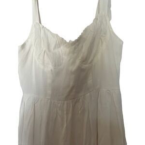 Sollinary white summer short dress Sz.M NWT